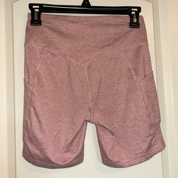 Zobha Women's Athletic biker Shorts in Soft Pink - Picture 2 of 3